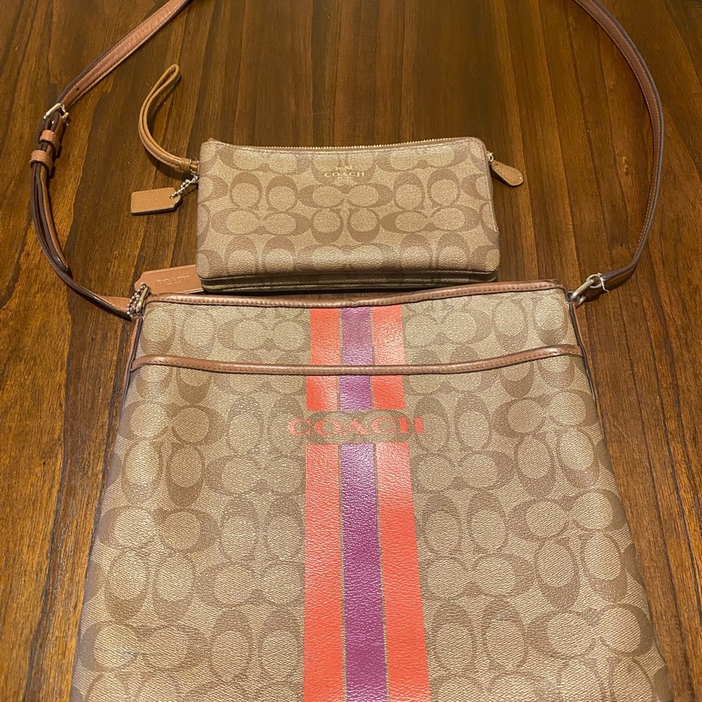 Coach Purse and Wallet Set